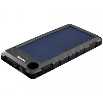 Sandberg Outdoor Solar Powerbank 10000, 10000 mAh, Black