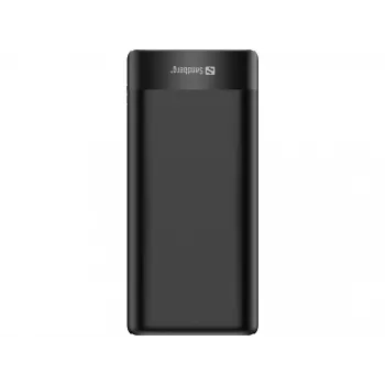 Sandberg Powerbank 20000 PD65W+2xQC3.0, 20000 mAh, Lithium-Ion (Li-Ion), Quick Charge 3.0, 65 W, Black