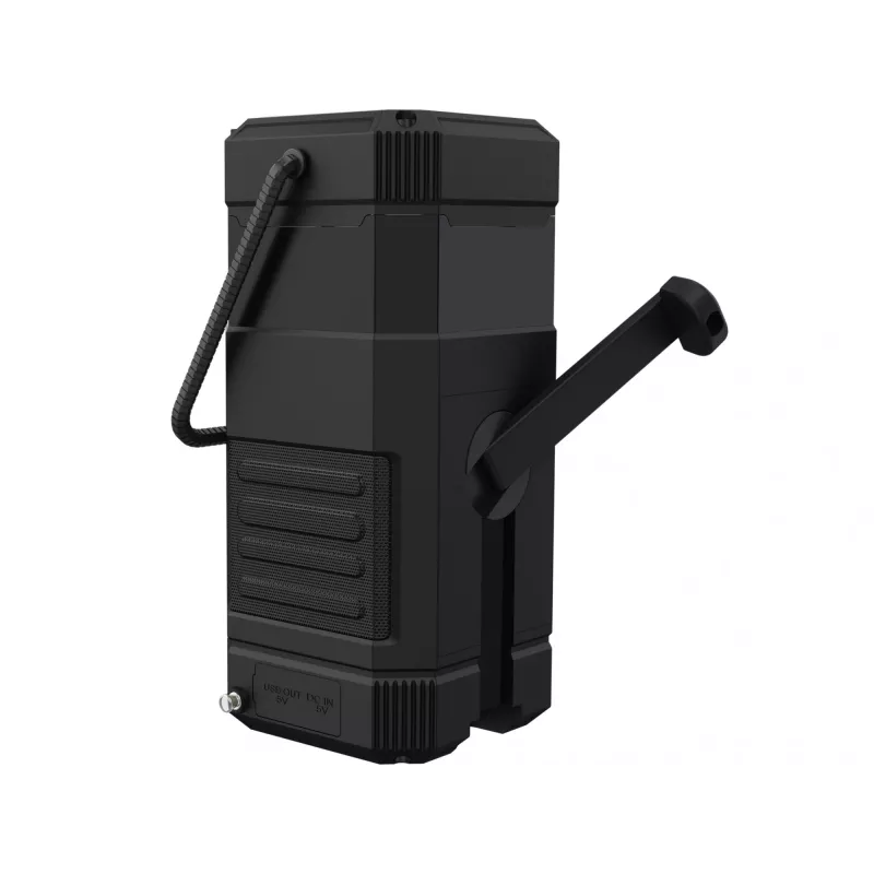 Sandberg Survivor Lantern All-in1 10000, Battery powered camping lantern, Black, IPX5, LED, USB C, Battery