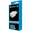 Sandberg AC Charger Dual USB 2.4+1A EU, Indoor, AC, USB, 5 V, Black, White