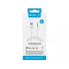 Sandberg USB-A to Lightning MFI 1M, 1 m, Lightning, USB A, White, Straight, Straight