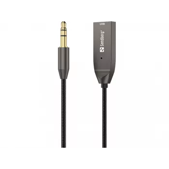 Sandberg Wireless Audio Link USB, USB, A2DP, AVRCP, HFP, 10 m, Black, Dock, 5 V