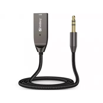 Sandberg Wireless Audio Link USB, USB, A2DP, AVRCP, HFP, 10 m, Black, Dock, 5 V