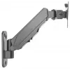 Manhattan Wall Mount for TV & Monitors (Spring Arm 2 pivots), For screens 17 inch to 32 inch, VESA compatibility: 75x75mm and 100x100mm - check the dimensions of the four mounting holes on back of screen to ensure it fits, Max 8kg, Black, Bracket, Lifetime Warranty