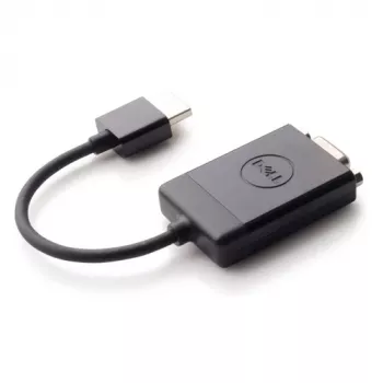 DELL HDMI to VGA Adapter, 0.17 m, HDMI, VGA (D-Sub), Male, Female, Straight