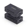 StarTech.com HDMI Extender Over CAT5e/CAT6, 4K 60Hz, Up to 200ft (60m), Transmitter and Receiver Kit, Power Over Cable, Compact Form Factor