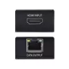 StarTech.com HDMI Extender Over CAT5e/CAT6, 4K 60Hz, Up to 200ft (60m), Transmitter and Receiver Kit, Power Over Cable, Compact Form Factor