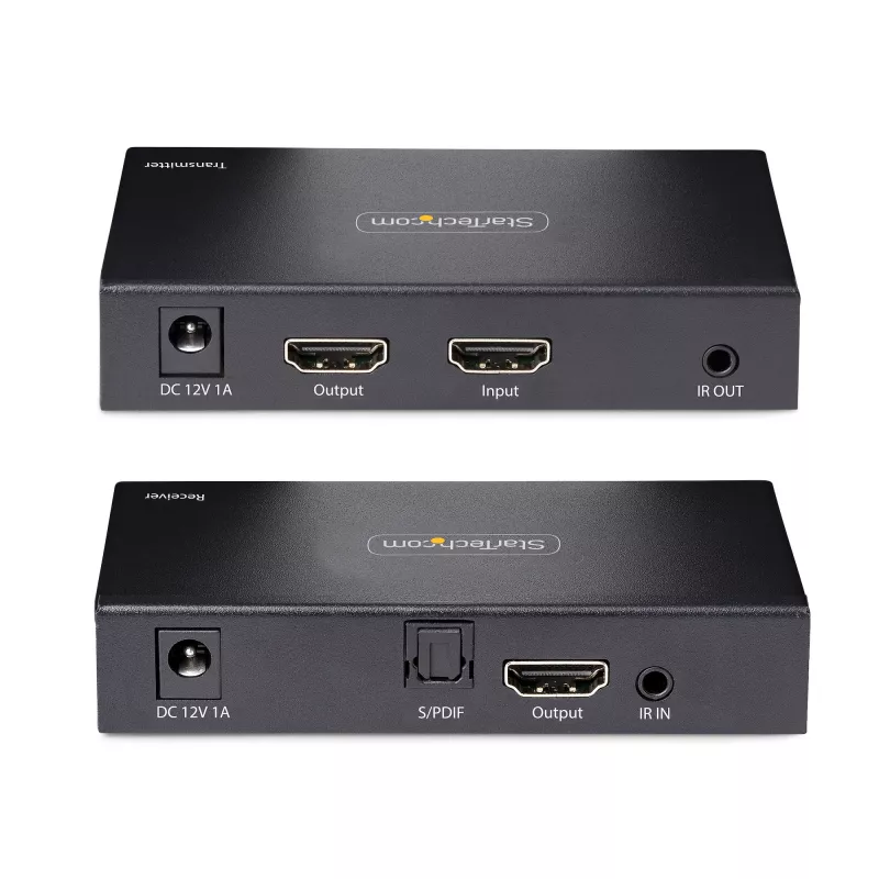 StarTech.com 4K70IC-EXTEND-HDMI AV extender AV transmitter & receiver Black