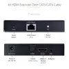 StarTech.com 4K70IC-EXTEND-HDMI AV extender AV transmitter & receiver Black