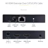 StarTech.com 4K70IC-EXTEND-HDMI AV extender AV transmitter & receiver Black