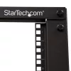 StarTech.com 8U 4-Post Open Frame Server Rack, 19 inch Adjustable Depth 22-40 inch, Mobile with Casters, 1200 lb Static Capacity