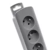 Power Extension Qoltec 50275 1.8m 5 AC Outlets Indoor Grey
