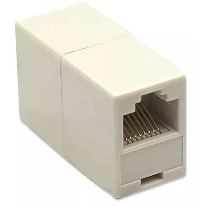 Intellinet 504225 cable gender changer 8P8C Ivory