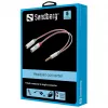 Sandberg Headset converter Dual-Single, 3.5mm TRS, Male, Female, White