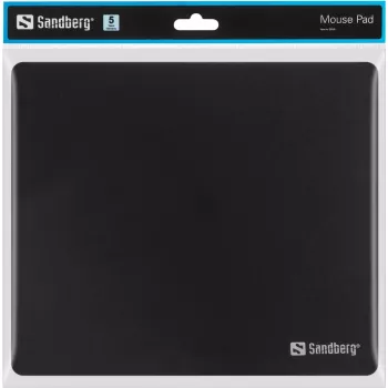 Sandberg Mousepad Black, Black, Monochromatic