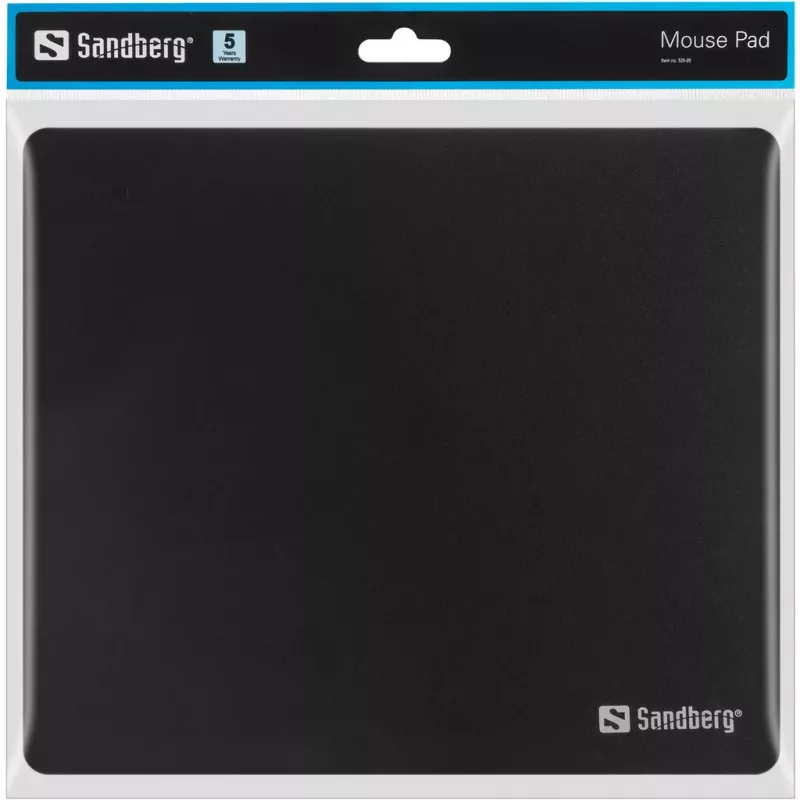 Sandberg Mousepad Black, Black, Monochromatic