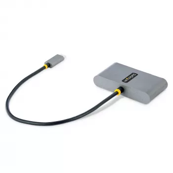 StarTech.com 4-Port USB-C Hub with 100W Power Delivery Pass-Through - 2x USB-A + 2x USB-C - USB 3.0 5Gbps - 1ft (30cm) Long Cable - Portable USB Type-C to USB-A/C Hub