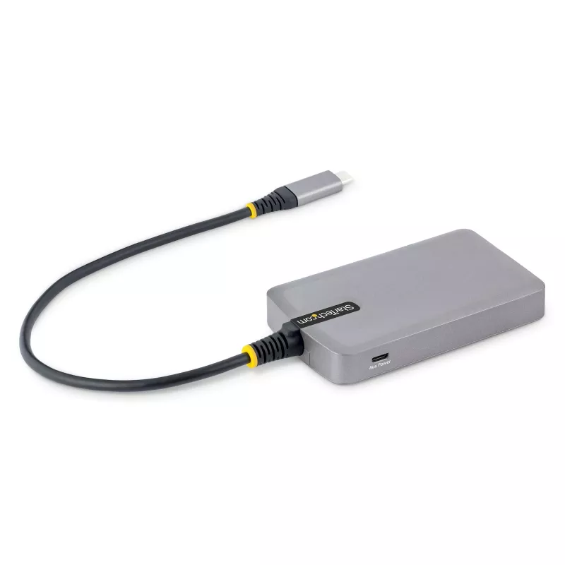 StarTech.com 4-Port USB-C Hub - 5Gbps - Bus Powered - USB C to 4x USB-A Hub w/ Optional Auxiliary Power Input - Portable Desktop/Laptop USB Hub - 1ft (30cm) Cable - USB Expansion Hub