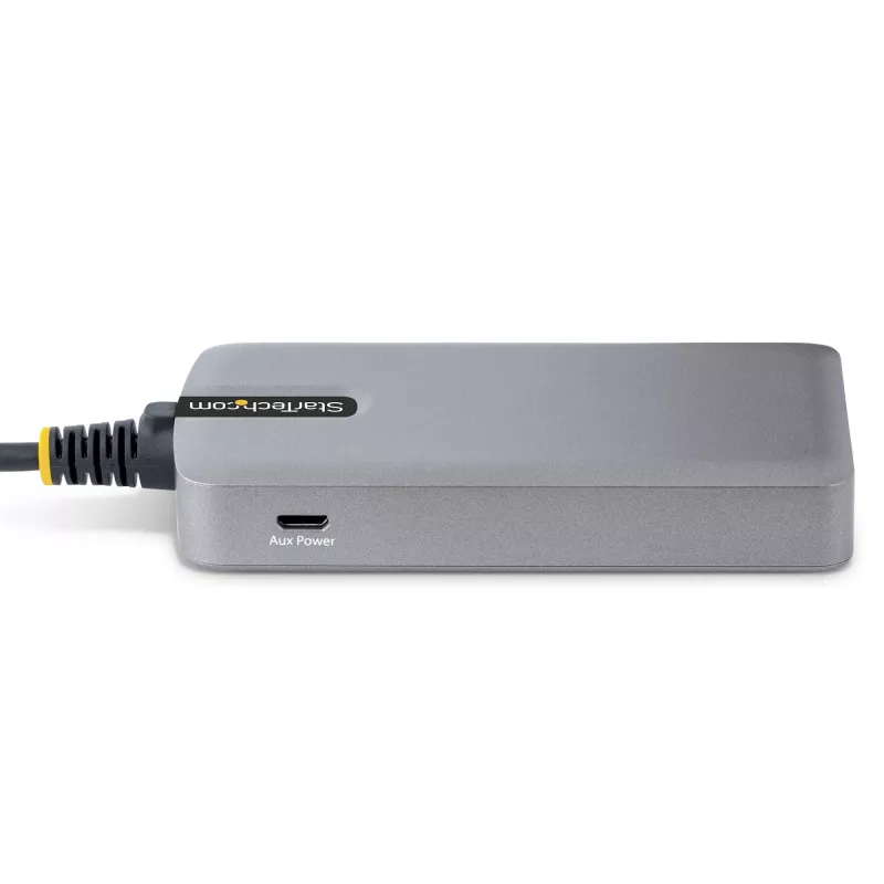 StarTech.com 4-Port USB-C Hub - 5Gbps - Bus Powered - USB C to 4x USB-A Hub w/ Optional Auxiliary Power Input - Portable Desktop/Laptop USB Hub - 1ft (30cm) Cable - USB Expansion Hub