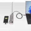 StarTech.com 7-Port Self-Powered USB-C Hub with Individual On/Off Switches, USB 3.0 5Gbps Expansion Hub w/Power Supply, Desktop/Laptop USB-C to USB-A Hub, USB Type C Hub w/BC 1.2