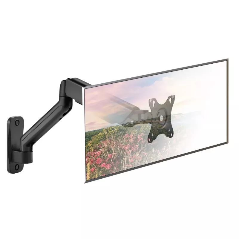 Techly ICA-LCD G112E monitor mount / stand 81.3 cm (32 inch) Wall Black
