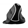 Sandberg Wireless Vertical Mouse Pro, Right-hand, Vertical design, Optical, RF Wireless, 1600 DPI, Black