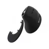 Sandberg Wireless Vertical Mouse Pro, Right-hand, Vertical design, Optical, RF Wireless, 1600 DPI, Black