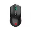 Sandberg Azazinator Mouse 6400, Right-hand, USB Type-A, 6400 DPI, Black
