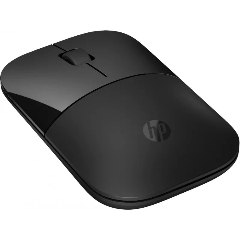 HP Z3700 Dual Black Mouse, Ambidextrous, RF Wireless, 1600 DPI, Black