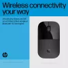 HP Z3700 Dual Black Mouse, Ambidextrous, RF Wireless, 1600 DPI, Black