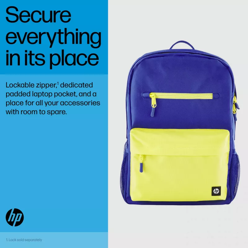 HP Campus Blue Backpack, Backpack, 39.6 cm (15.6 inch), 490 g