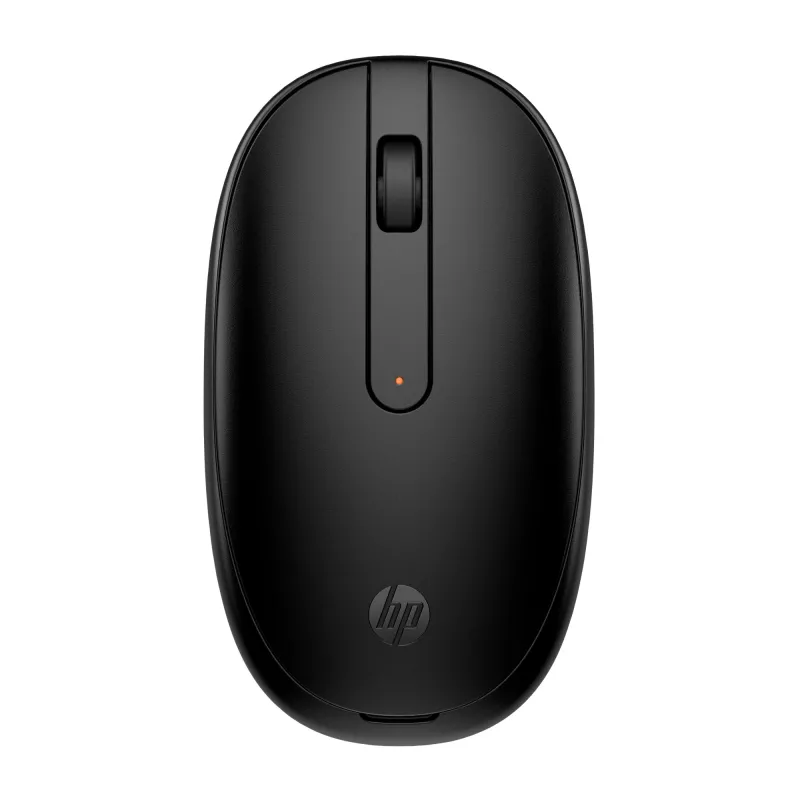 HP 245 Bluetooth Mouse, Ambidextrous, Optical, Bluetooth, 1600 DPI, Black