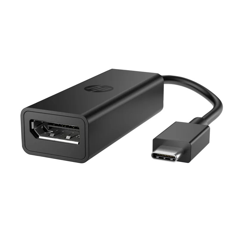 HP USB-C to DisplayPort Adapter G2, 0.12 m, DisplayPort, USB Type-C, Female, Male, 7680 x 4320 pixels
