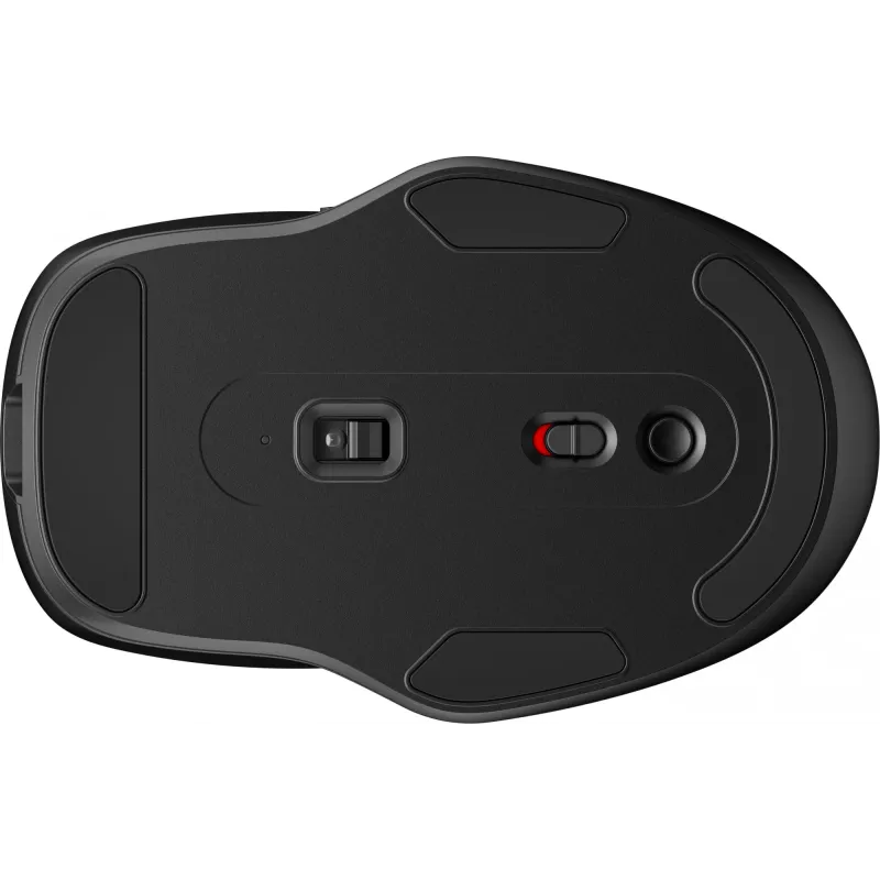 HP 510 Ultra-Fast Rechargeable Wireless Mouse, Ambidextrous, RF Wireless, 4000 DPI, Black