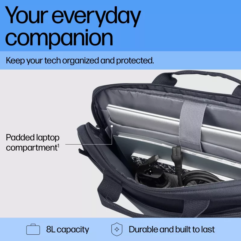 HP Everyday 14-inch Laptop Briefcase, Briefcase, 35.8 cm (14.1 inch), Shoulder strap, 420 g