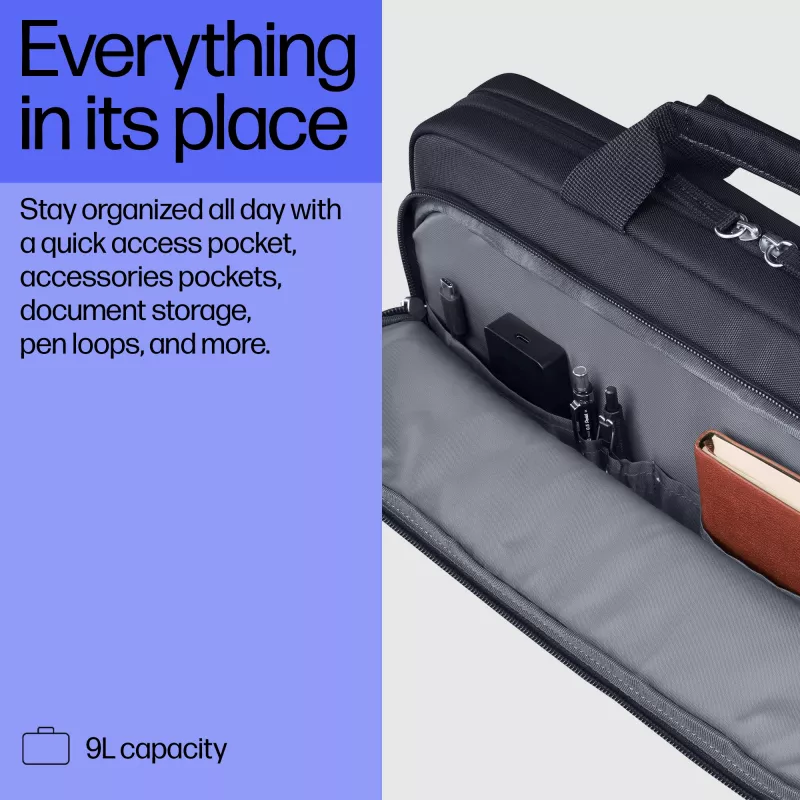 HP Everyday 14-inch Laptop Bag, Briefcase, 35.8 cm (14.1 inch), Shoulder strap, 440 g