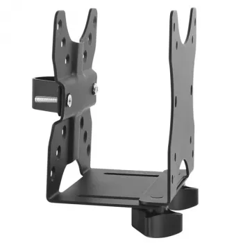 StarTech.com Thin Client Mount - VESA Mounting Bracket, Monitor stand-mounted CPU holder, Small Desktop, 5 kg, 75 x 75,100 x 100 mm, Black, Plastic, Steel