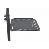 StarTech.com Mobile Projector and Laptop Stand/Cart - Heavy Duty Portable Projector Stand (2 Shelves, hold 22lb/10kg each) - Height Adjustable Rolling Presentation Cart w/Lockable Wheels