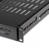 StarTech.com 1U Adjustable Vented Server Rack Mount Shelf - 175lbs - 19.5 to 38in Adjustable Mounting Depth Universal Tray for 19 inch AV/ Network Equipment Rack - 27.5in Deep