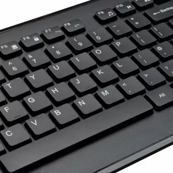 Targus AKM610NO keyboard Mouse included Universal RF Wireless QWERTY Nordic Black