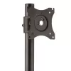 StarTech.com Dual-Monitor Stand - Vertical, Freestanding, 10 kg, 33 cm (13 inch), 68.6 cm (27 inch), 100 x 100 mm, Black