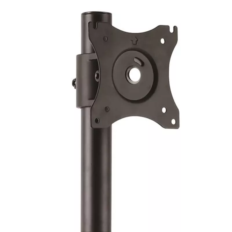 StarTech.com Dual-Monitor Stand - Vertical, Freestanding, 10 kg, 33 cm (13 inch), 68.6 cm (27 inch), 100 x 100 mm, Black