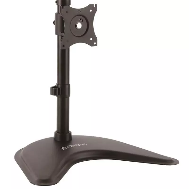 StarTech.com Dual-Monitor Stand - Vertical, Freestanding, 10 kg, 33 cm (13 inch), 68.6 cm (27 inch), 100 x 100 mm, Black