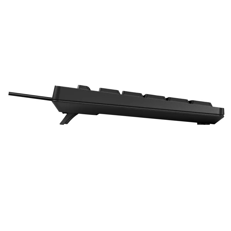 HP 125 Wired Keyboard, Full-size (100%), Wired, USB, Black