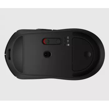 HP 700 Rechargeable Wireless Mouse, Ambidextrous, RF Wireless + Bluetooth, 6000 DPI, Black