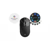 HP 700 Rechargeable Wireless Mouse, Ambidextrous, RF Wireless + Bluetooth, 6000 DPI, Black