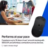 HP 700 Rechargeable Wireless Mouse, Ambidextrous, RF Wireless + Bluetooth, 6000 DPI, Black