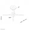 Neomounts BEAMER-C50 Beamer ceiling mount - h 18,5 cm - full motion