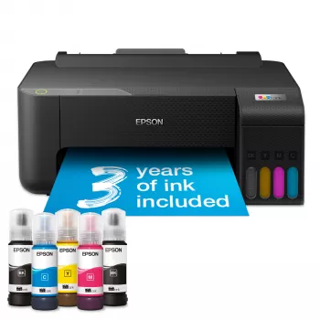 Inkjet printer Epson EcoTank L1230 Colour, 4 cartridges, A4, 5760x1440 DPI, Black