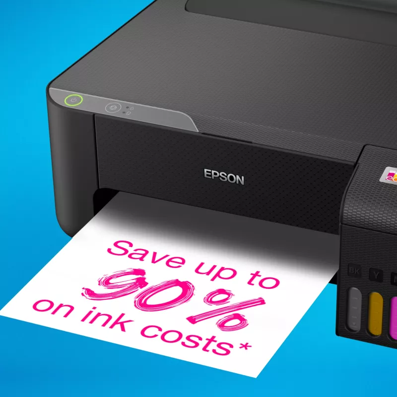 Inkjet printer Epson EcoTank L1230 Colour, 4 cartridges, A4, 5760x1440 DPI, Black
